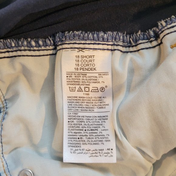 18 Short Old Navy Maternity Skinny Full Panel Jeans - Picture 4 of 9